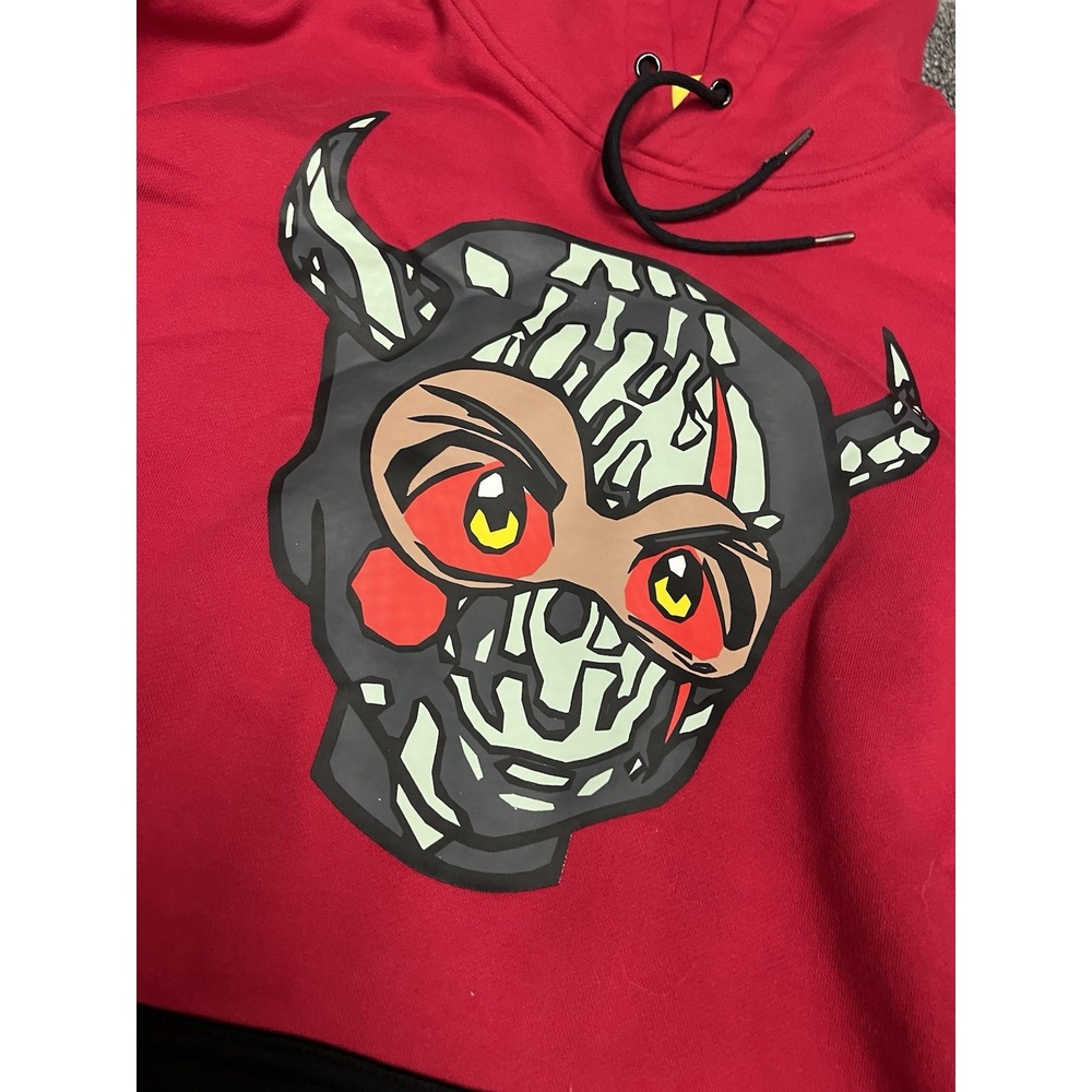 Klaymore Hoodie Heavy Metal Rock Hardcore Band Punk Pittsburgh Medium Red Hoodie - Picture 3 of 8